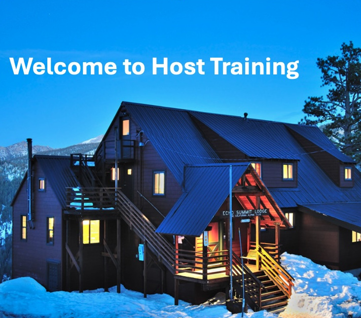 Cindy training Echo Summit hosts, 2014